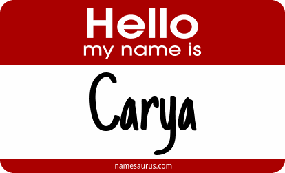 Hello my name is Carya png download