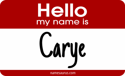 Hello my name is Carye png download