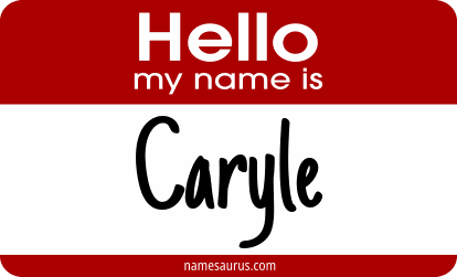 Hello my name is Caryle png download