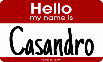 Hello my name is Casandro png download