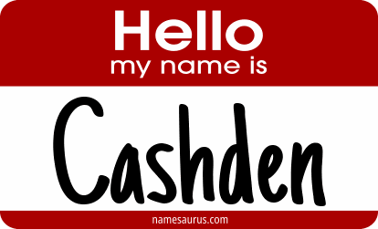 Hello my name is Cashden png download