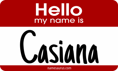 Hello my name is Casiana png download