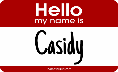 Hello my name is Casidy png download