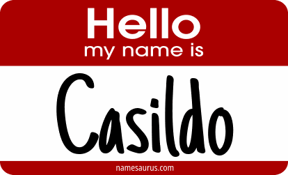 Hello my name is Casildo png download