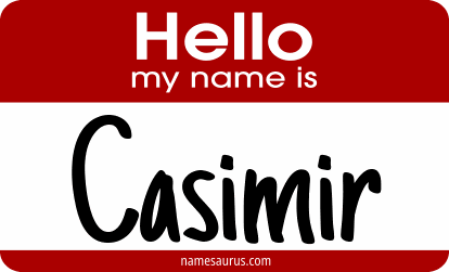 Hello my name is Casimir png download