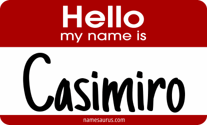 Hello my name is Casimiro png download