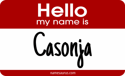 Hello my name is Casonja png download