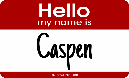 Hello my name is Caspen png download