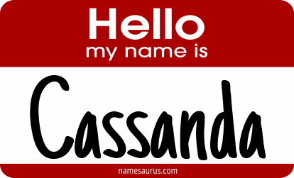 Hello my name is Cassanda png download