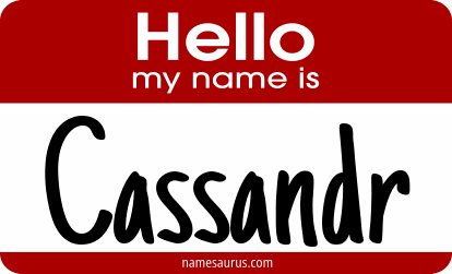 Hello my name is Cassandr png download