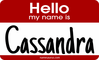 Hello my name is Cassandra png download
