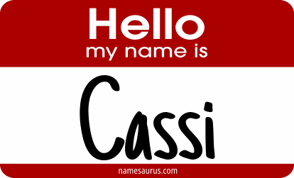 Hello my name is Cassi png download