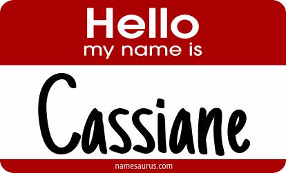 Hello my name is Cassiane png download