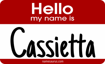 Hello my name is Cassietta png download