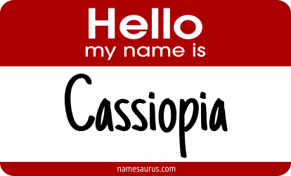Hello my name is Cassiopia png download