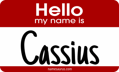 Hello my name is Cassius png download