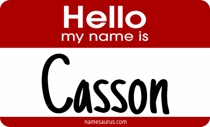 Hello my name is Casson png download