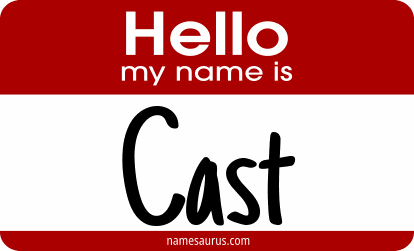 Hello my name is Cast png download