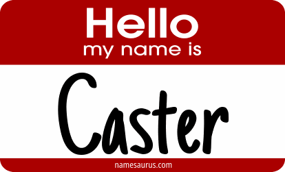 Hello my name is Caster png download