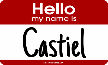 Hello my name is Castiel png download