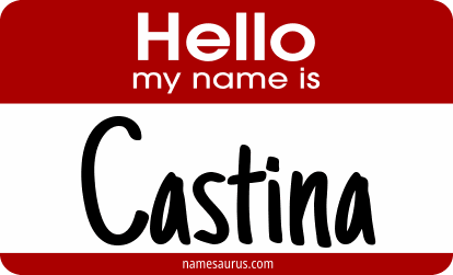 Hello my name is Castina png download