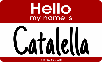 Hello my name is Catalella png download
