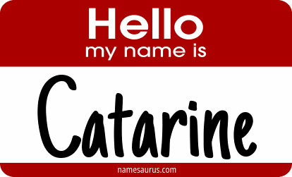 Hello my name is Catarine png download