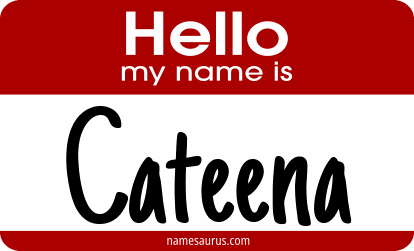 Hello my name is Cateena png download