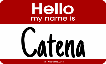Hello my name is Catena png download