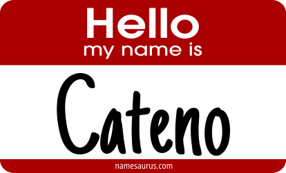Hello my name is Cateno png download
