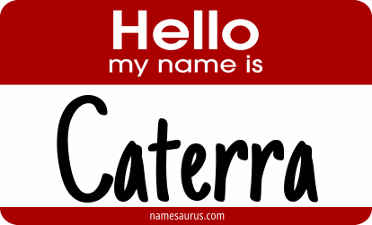 Hello my name is Caterra png download