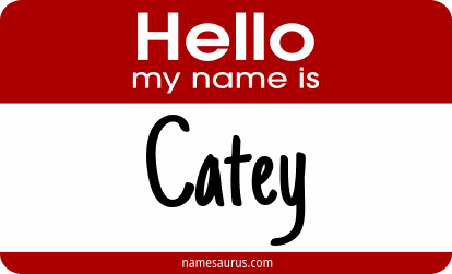 Hello my name is Catey png download