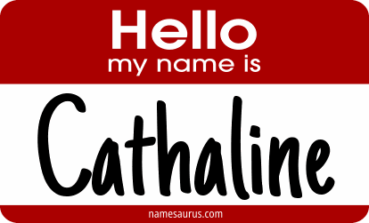 Hello my name is Cathaline png download
