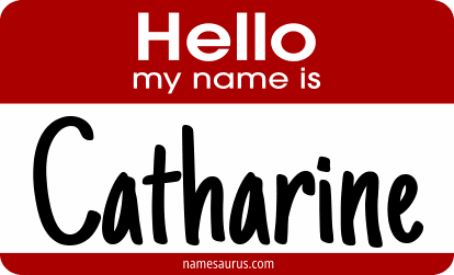 Hello my name is Catharine png download