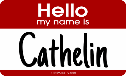 Hello my name is Cathelin png download