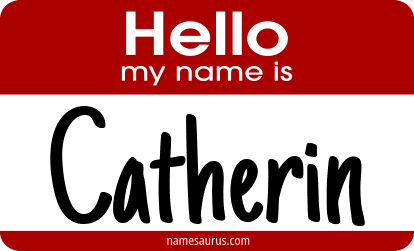 Hello my name is Catherin png download
