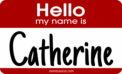 Hello my name is Catherine png download
