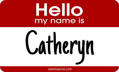Hello my name is Catheryn png download