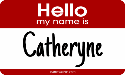 Hello my name is Catheryne png download