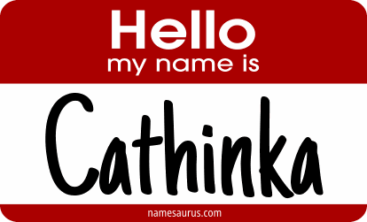 Hello my name is Cathinka png download