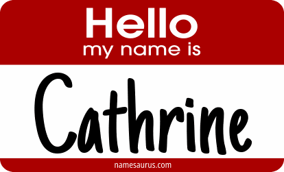 Hello my name is Cathrine png download