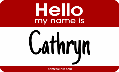 Hello my name is Cathryn png download