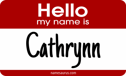 Hello my name is Cathrynn png download