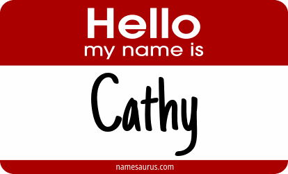 Hello my name is Cathy png download