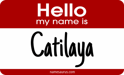 Hello my name is Catilaya png download
