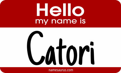 Hello my name is Catori png download