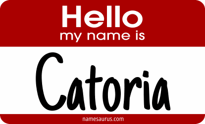 Hello my name is Catoria png download