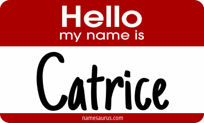 Hello my name is Catrice png download