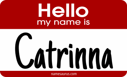 Hello my name is Catrinna png download