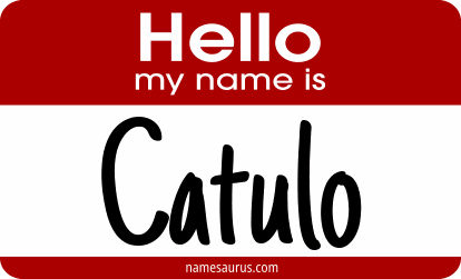 Hello my name is Catulo png download